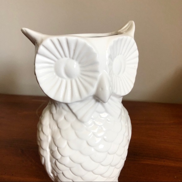 White Owl Vase - Picture 5 of 9